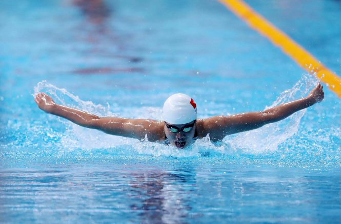 Nếu l&agrave; SEA Games, &Aacute;nh Vi&ecirc;n chỉ đứng hạng 7 nội dung 800m tự do