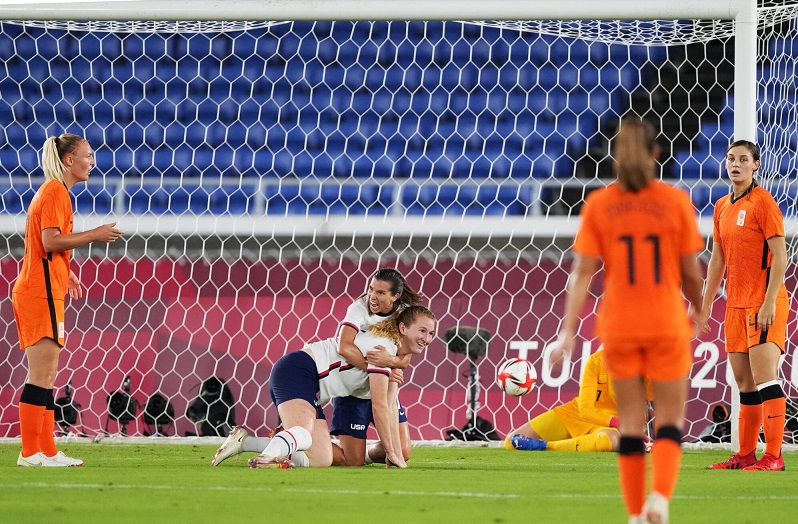 Kết quả bóng đá nữ Hà Lan vs nữ Mỹ, Olympic 2021