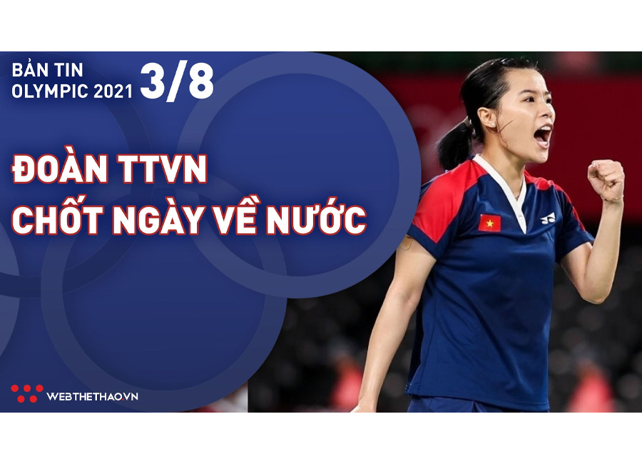 Nhịp đập Olympic 2021 | 03/08: Đoàn Thể thao Việt Nam chốt ngày về nước