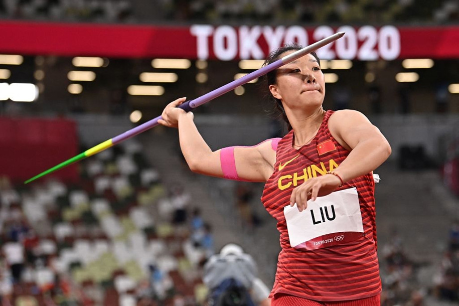 VĐV ném lao Trung Quốc Liu Shiying "một phát ăn ngay" HCV Olympic