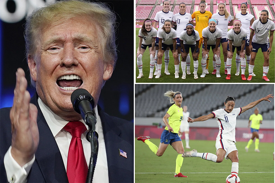 Donald Trump bất ngờ... bình luận bóng đá nữ Olympic Tokyo