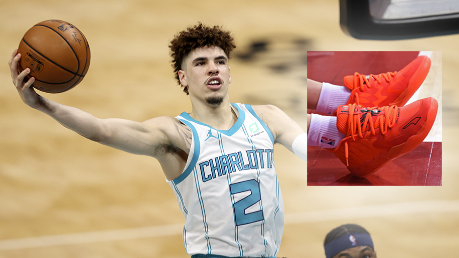 LaMelo Ball hé lộ giày signature mới toanh PUMA MB1 tại Summer League