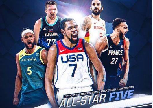 FIBA công bố đội hình tiêu biểu Olympic Tokyo: Không thể tranh cãi