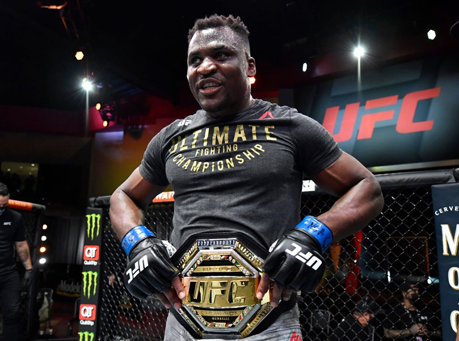 Francis Ngannou nói gì trước danh hiệu tạm thời tại UFC 265?