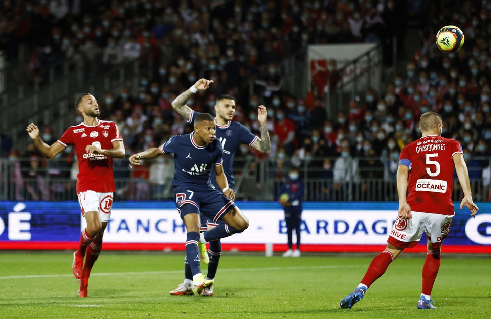 Kết quả Brest vs PSG, vòng 3 Ligue 1