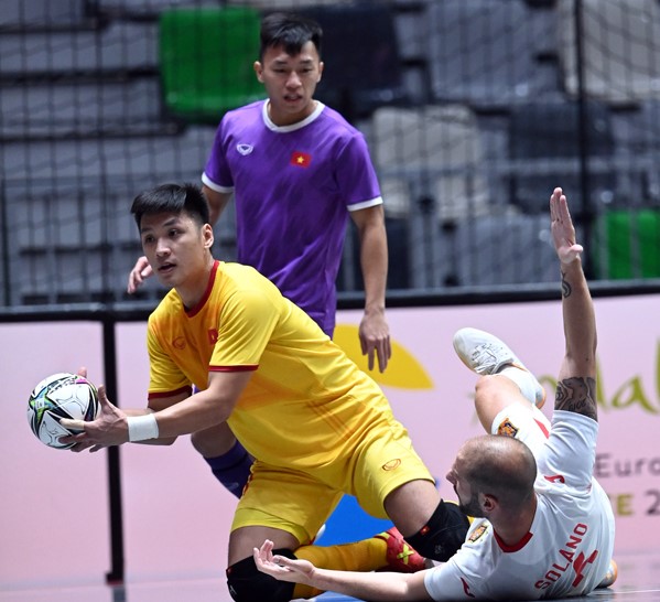 K&ecirc;́t quả futsal Vi&ecirc;̣t Nam vs T&acirc;y Ban Nha: Th&acirc;́t bại khó tránh khỏi