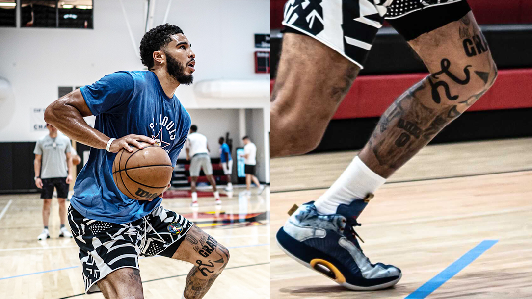 Sao trẻ Jayson Tatum tri ân “thầy Kobe” bằng hình xăm độc đáo