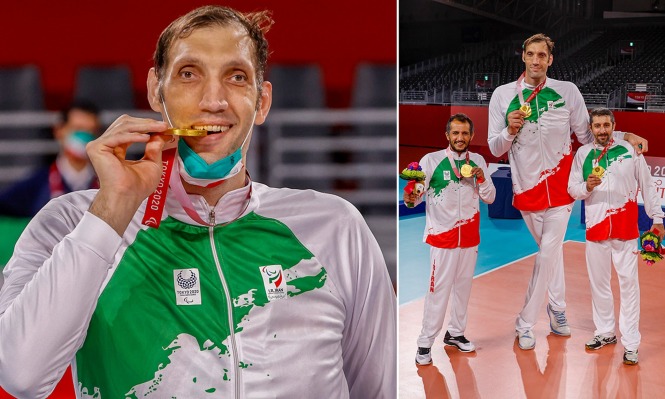 "Quái nhân" bóng chuyền ngồi thể hiện sức mạnh giúp Iran độc tôn ở Paralympic