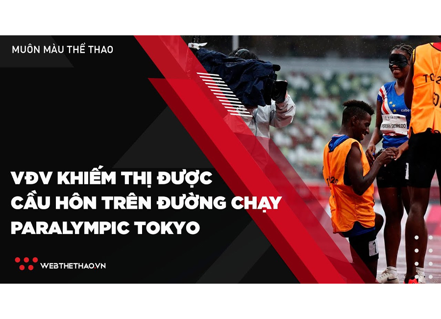 VĐV khiếm thị được cầu hôn ngay trên đường chạy Paralympic 2020