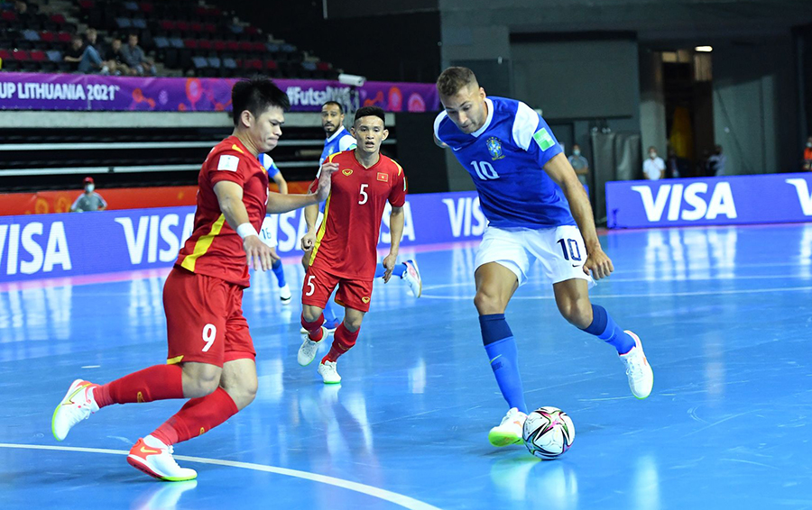 Kết quả futsal Việt Nam 1-9 Brazil: Không có bất ngờ