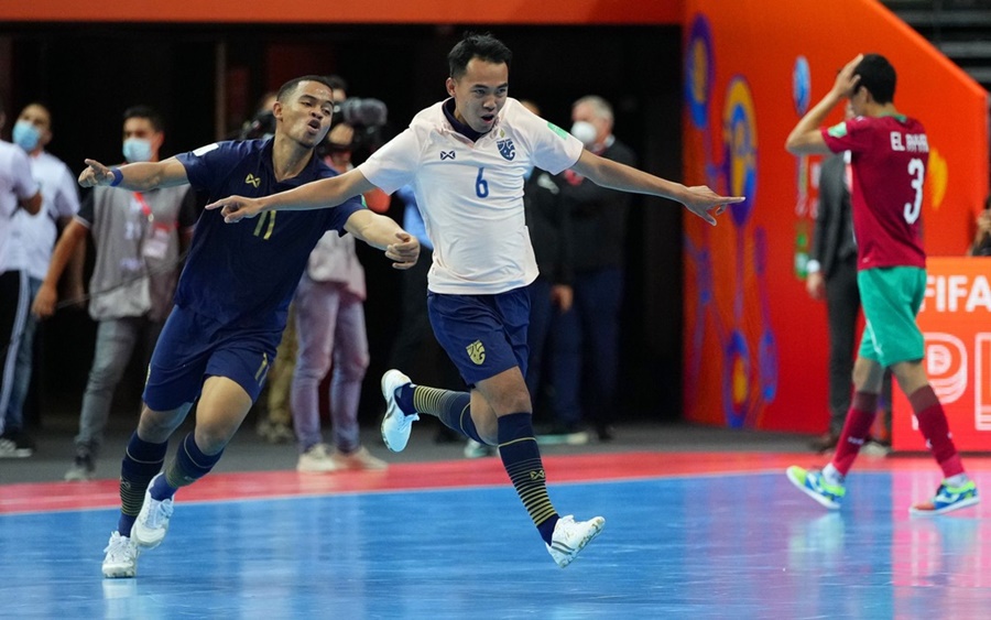 “Nối gót” Việt Nam, futsal Thái Lan giành vé vào vòng 1/8 World Cup 2021 “Nối gót” Việt Nam, futsal Thái Lan giành vé vào vòng 1/8 World Cup 2021
