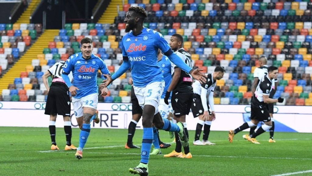 Kết quả Udinese vs Napoli, vòng 4 Serie A