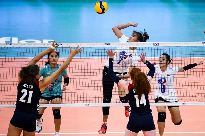 Thua U18 Mỹ, tuyển bóng chuyền nữ U18 Thái Lan vẫn có 3 điểm đầu tiên Thua U18 Mỹ, tuyển bóng chuyền nữ U18 Thái Lan vẫn có 3 điểm đầu tiên