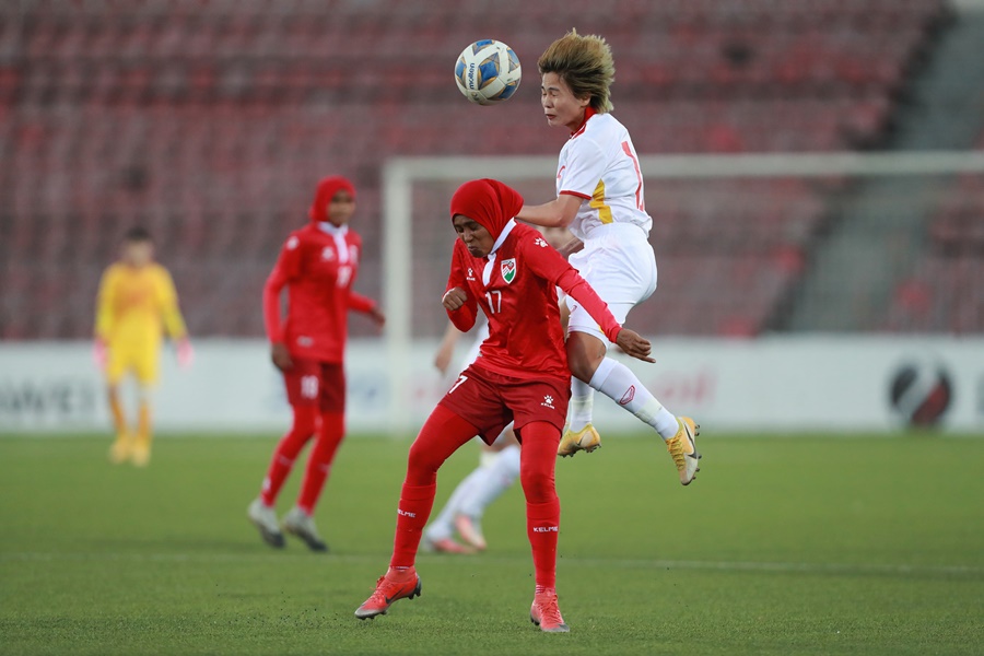 Đè bẹp Maldives 16-0, tuyển nữ Việt Nam ghi dấu ấn lịch sử Đè bẹp Maldives 16-0, tuyển nữ Việt Nam ghi dấu ấn lịch sử