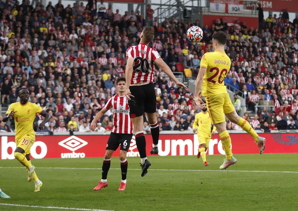 Kết quả Brentford vs Liverpool, vòng 6 Ngoại hạng Anh