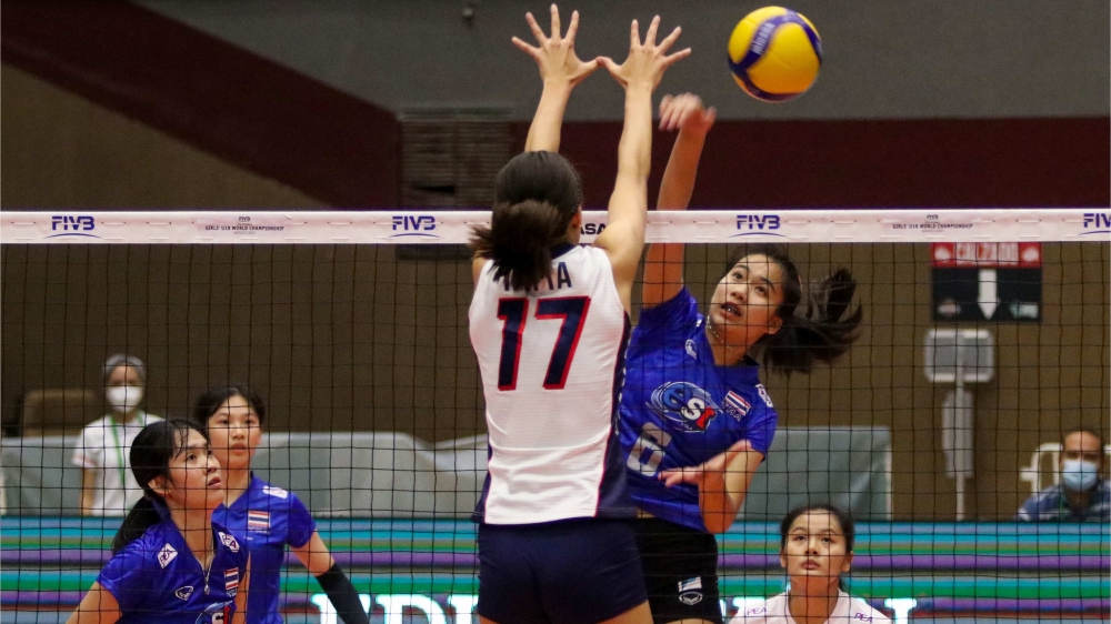 Thái Lan bị loại khỏi top 10 giải bóng chuyền nữ U18 Vô địch Thế giới Thái Lan bị loại khỏi top 10 giải bóng chuyền nữ U18 Vô địch Thế giới