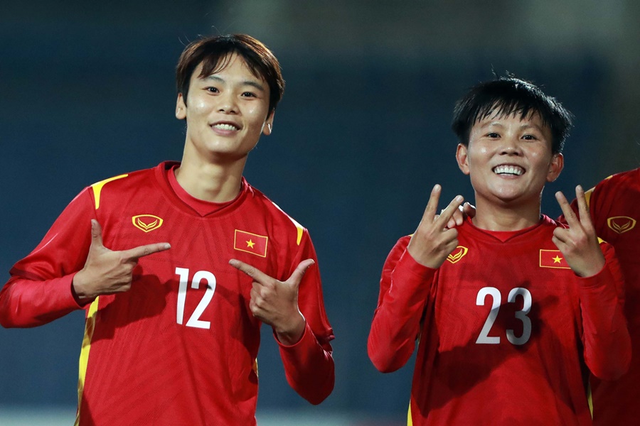Phạm Hải Yến dẫn đầu danh sách ghi bàn vòng loại Asian Cup 2022