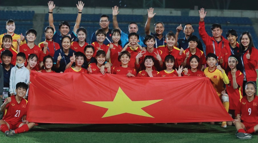 Ghi nhiều bàn nhất vòng loại Asian Cup 2022, nữ Việt Nam nhận thưởng gần 1 tỷ
