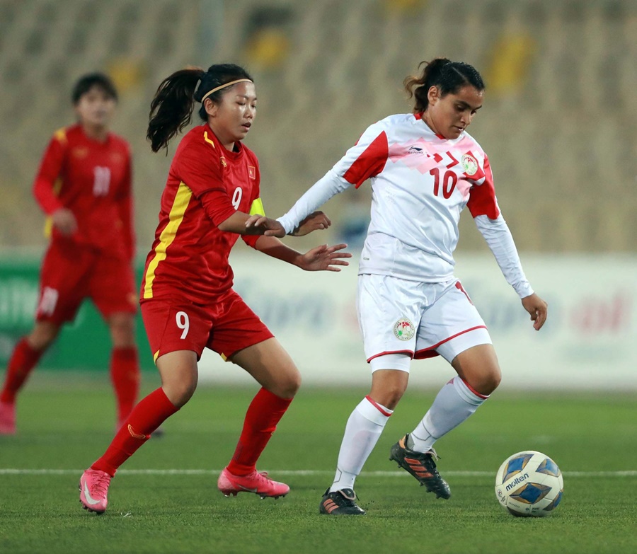 Bảng xếp hạng bóng đá nữ Việt Nam ở vòng loại Asian Cup 2022