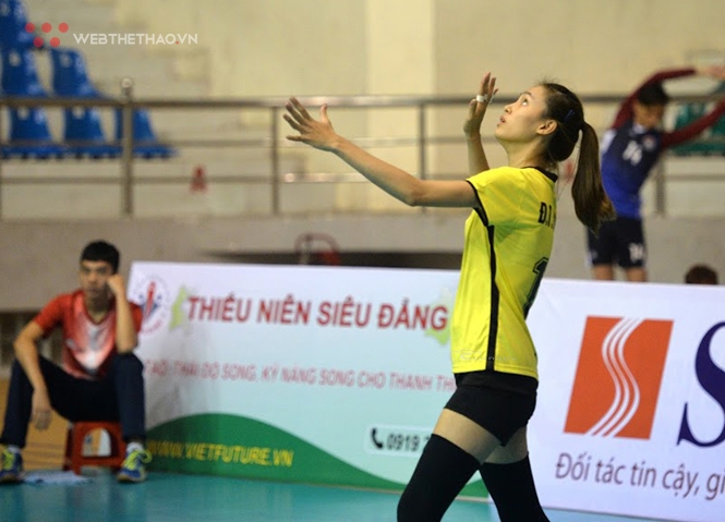 Những VĐV bóng chuyền nữ Hạng A thi đấu tuyệt hay tại giải VĐQG