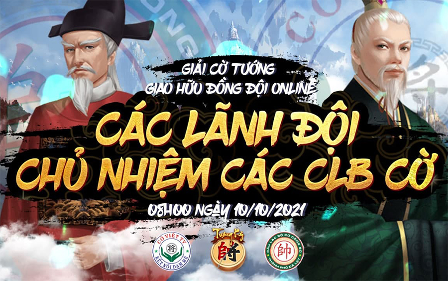 Khởi tranh giải game cờ tướng Các lãnh đội chủ nhiệm các CLB cờ