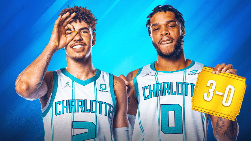 Hạ Brooklyn Nets, Charlotte Hornets khởi đầu tốt nhất lịch sử