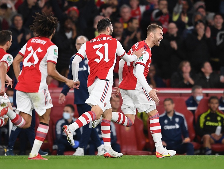 Kết quả Arsenal vs Leeds, vòng 4 cúp Liên đoàn Anh