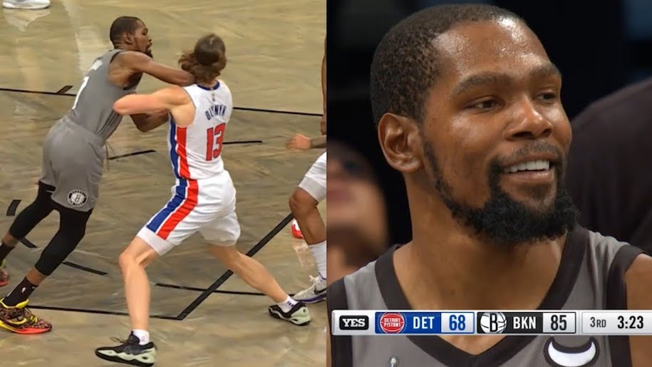 Video: Kevin Durant tung cùi chỏ vào cổ đối phương, bị truất quyền thi đấu