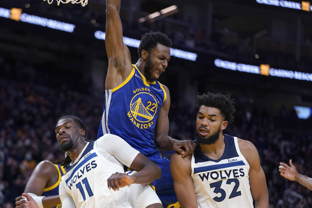 Bất chấp 48 điểm của Edwards, Wiggins giúp Warriors đè bẹp Timberwolves