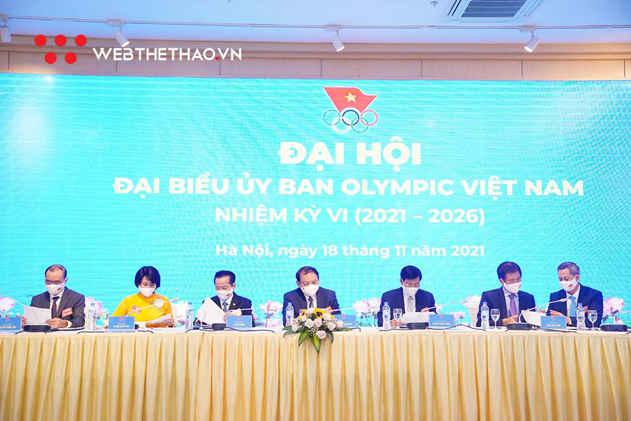 Chùm ảnh: Đại hội Ủy ban Olympic Việt Nam nhiệm kỳ 6