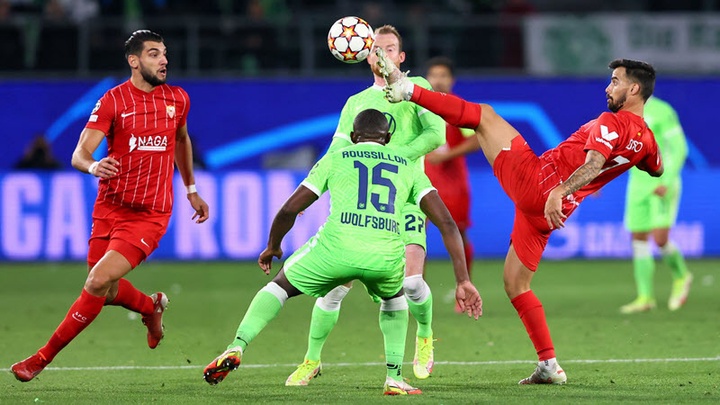 Kết quả Sevilla vs Wolfsburg, vòng bảng cúp C1