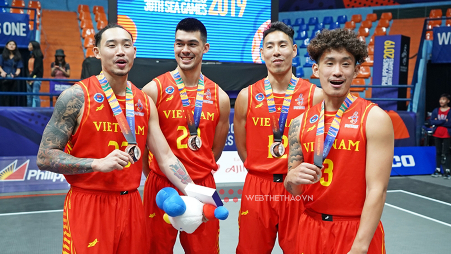 Đội tuyển b&oacute;ng rổ Việt Nam tập huấn chuẩn bị cho SEA Games 31: Nhiều c&aacute;i t&ecirc;n th&uacute; vị g&oacute;p mặt