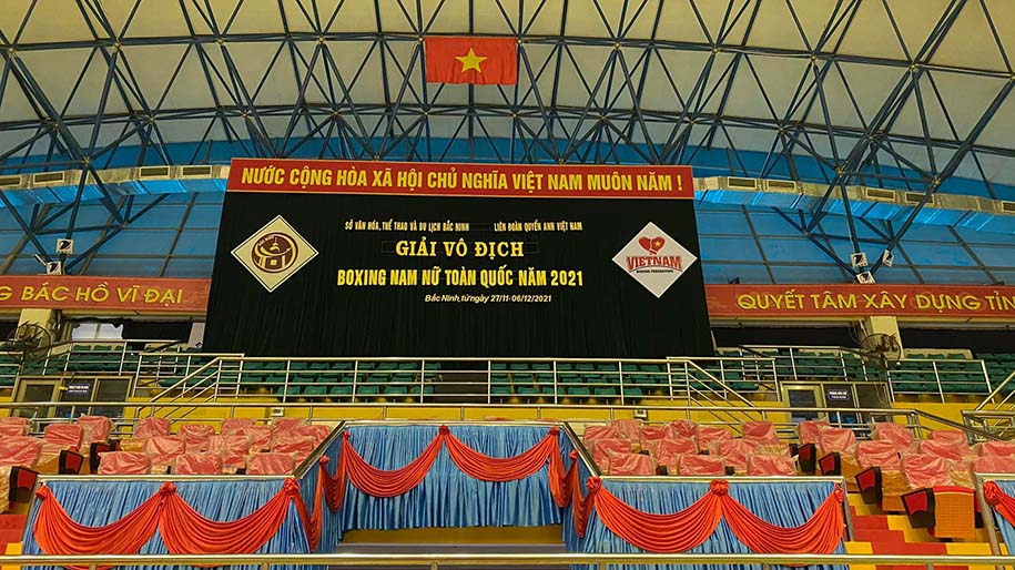 Những hình ảnh trước giờ khai mạc giải Vô địch Boxing nam nữ toàn quốc 2021