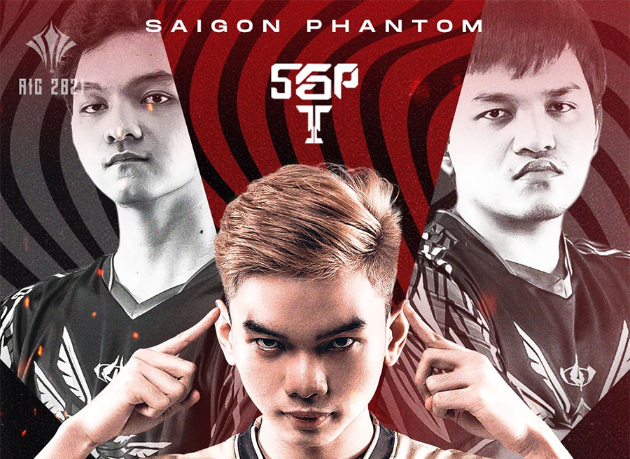 Saigon Phantom vươn lên dẫn đầu bảng B tại AIC 2021 Liên Quân