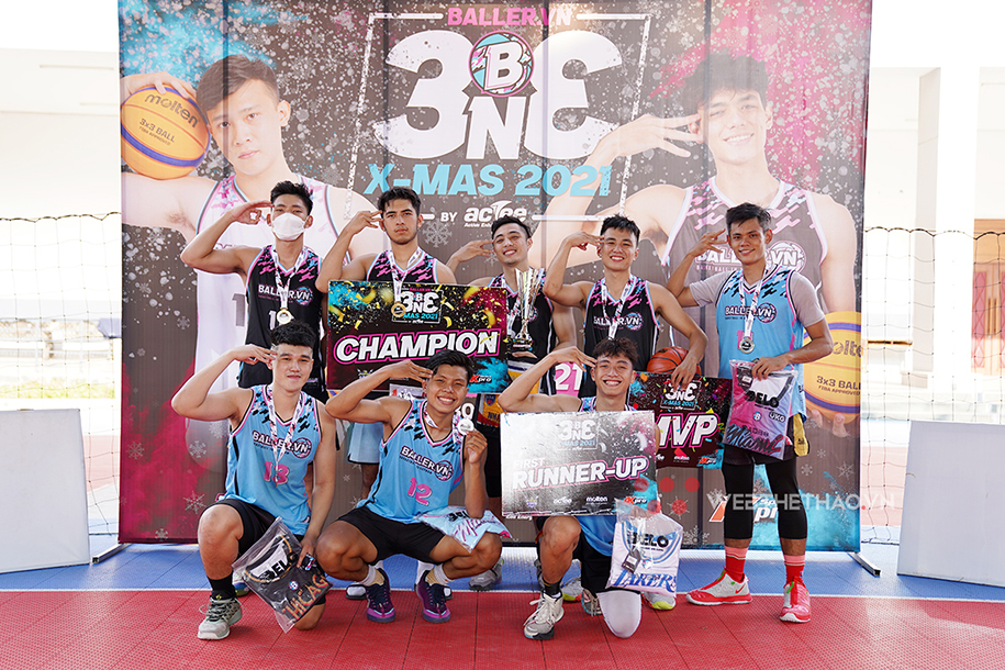 Giải đấu 3x3 dịp Giáng Sinh tại TP.HCM: Saigon Heat ẵm cúp, thú vị 2 VĐV lão làng tranh tài