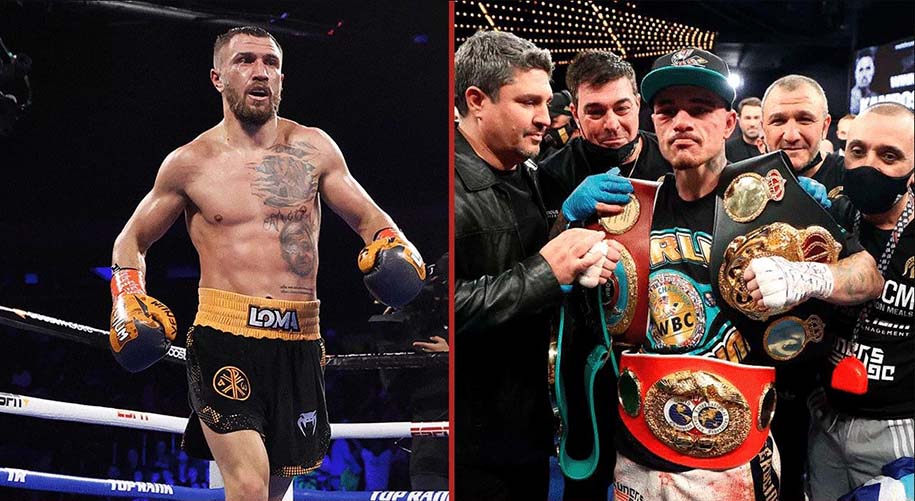 Vasyl Lomachenko muốn tới &Uacute;c lấy lại đai, George Kambosos Jr c&oacute; d&aacute;m nhận thử th&aacute;ch?