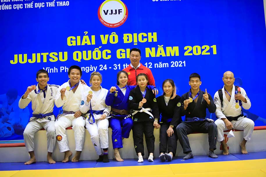 Giải Vô địch Jujitsu Quốc gia 2021: Bình Dương thống trị sàn Newaza với 10 HCV