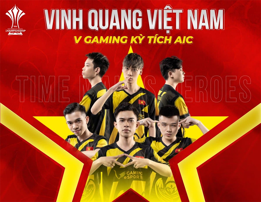 V Gaming là đội "cá kiếm" nhất của Liên Quân Việt Nam trong năm 2021
