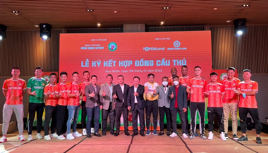 CLB Bình Định mua 12 tân binh phục vụ tham vọng lớn ở V.League 2022