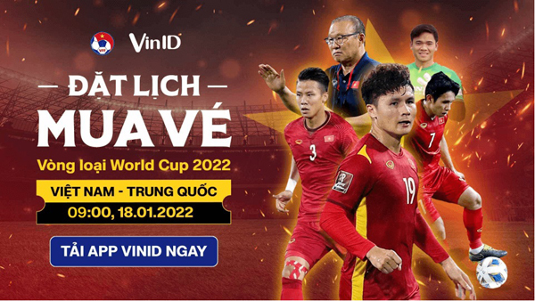 Vé bán chậm, VFF gia hạn thời gian bán vé trận Việt Nam vs Trung Quốc