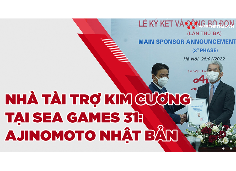 Tập đoàn Ajinomoto Nhật Bản trở thành nhà tài trợ Kim cương tại SEA Games 31 Tập đoàn Ajinomoto Nhật Bản trở thành nhà tài trợ Kim cương tại SEA Games 31