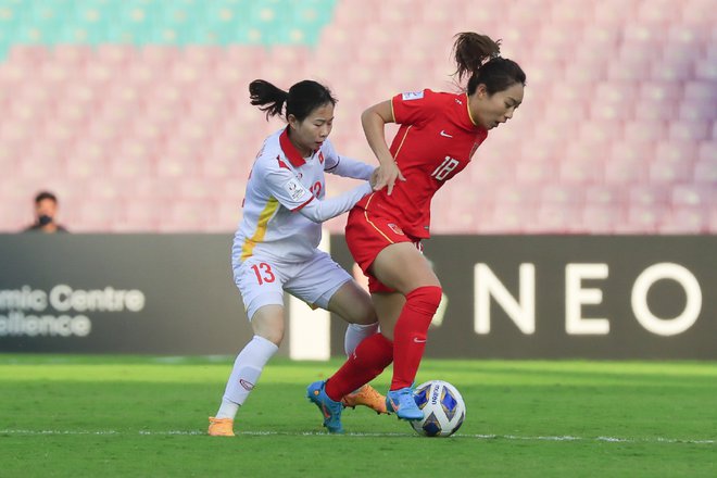 Kết quả nữ Việt Nam 1-3 Trung Quốc: Nỗ lực bất thành, hẹn Thái Lan ở play-off World Cup 2023 Kết quả nữ Việt Nam 1-3 Trung Quốc: Nỗ lực bất thành, hẹn Thái Lan ở play-off World Cup 2023