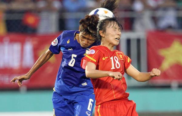 Nữ Việt Nam từng thất bại cay đắng trước Thái Lan ở play-off World Cup