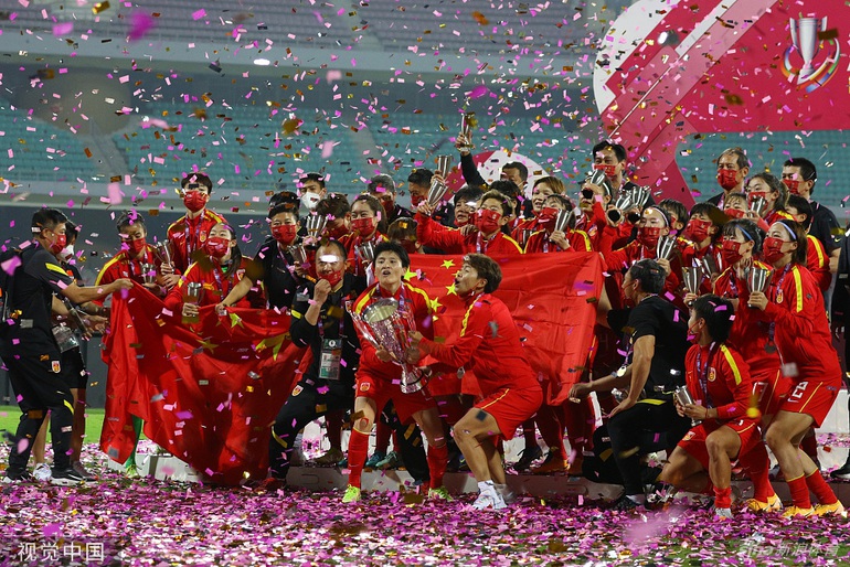 Vô địch Asian Cup 2022, đội nữ Trung Quốc nhận thưởng 82 tỷ đồng