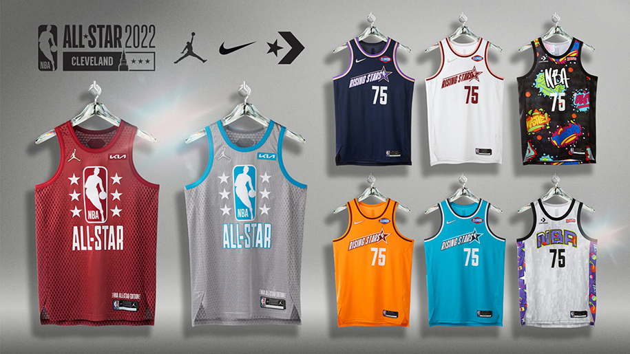 Soi dàn đồng phục thi đấu NBA All-Star 2022: Đại gia đình Nike "bung lụa"