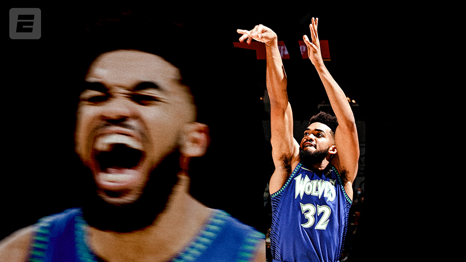 Karl Anthony Towns g&acirc;y sốc, v&ocirc; địch v&agrave; ph&aacute; kỷ lục v&ograve;ng chung kết NBA 3-Point Contest