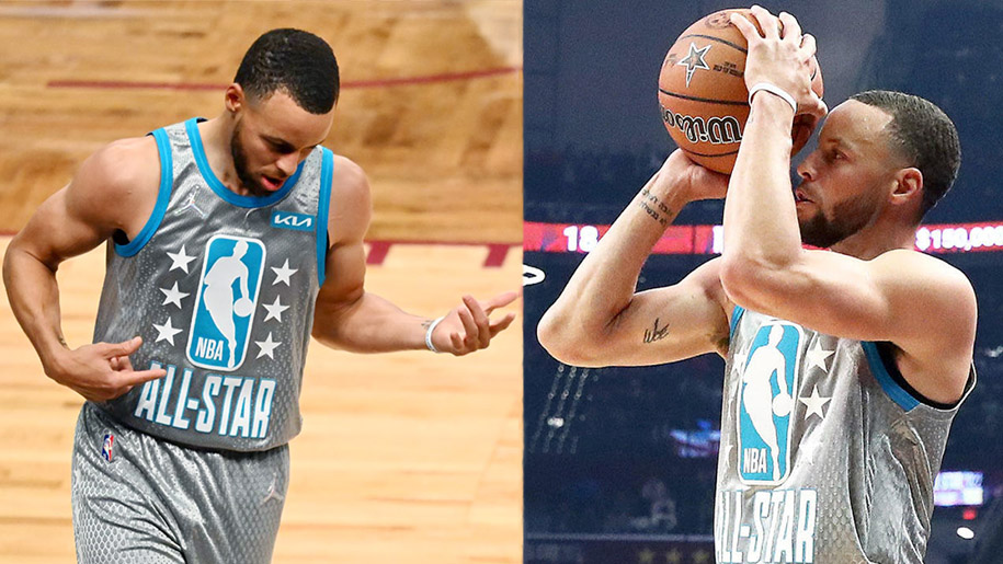 Stephen Curry bùng nổ tại All-Star Game 2022, phá một loạt kỷ lục 3 điểm để làm từ thiện