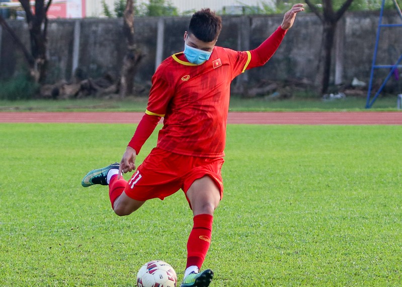 U23 Việt Nam luyện đá phạt 11m trước trận gặp U23 Thái Lan