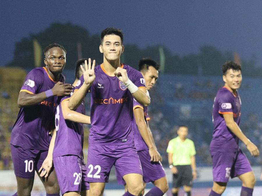Kết quả Thanh Hóa 0-1 Bình Dương: Tiến Linh tỏa sáng