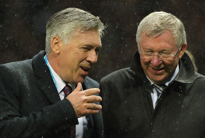 Ancelotti được Sir Alex Ferguson tiến cử làm HLV MU